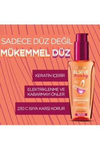 Elseve Saç Serumu Dream Long Mükemmel Düz Pürüzsüzleştirici Serum 100 Ml
