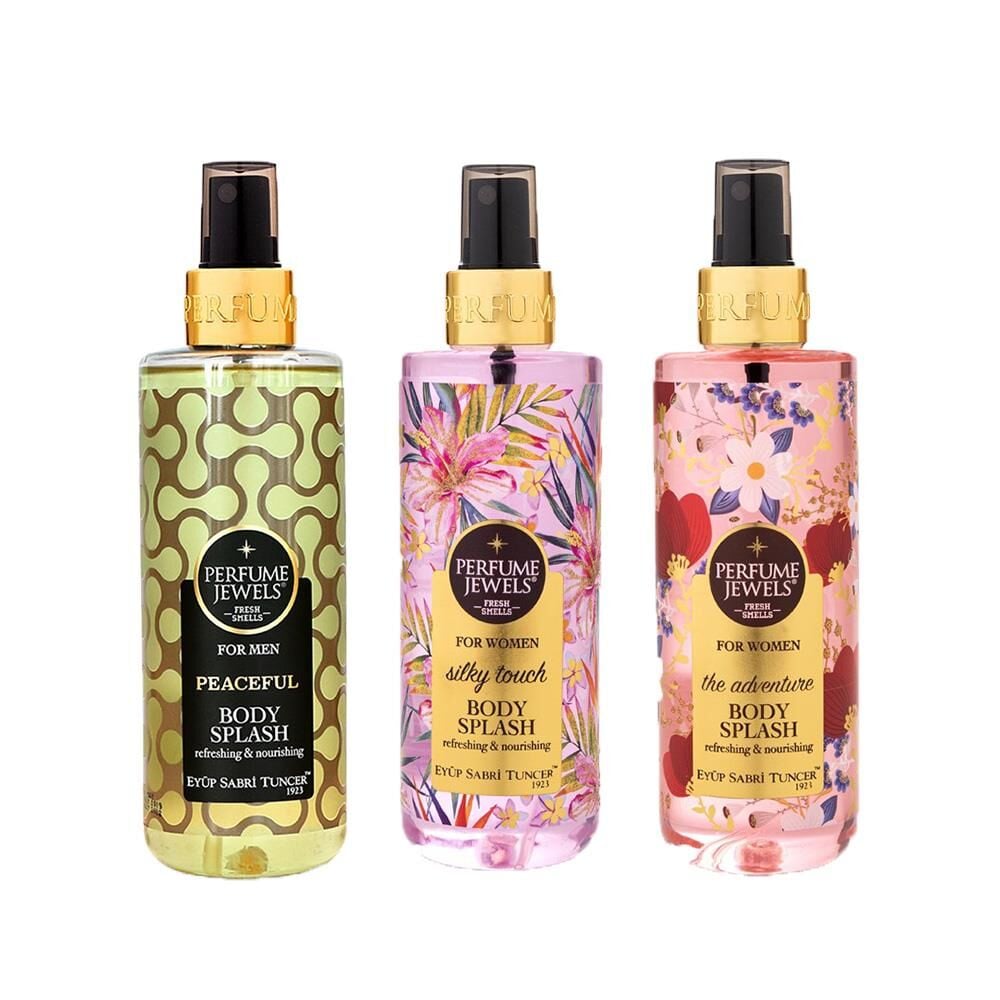 Eyüp Sabri Tuncer Vücut Spreyi Peaceful, Silky Touch ve The Adventure