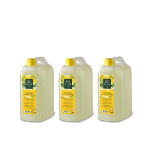 Eyüp Sabri Tuncer Klasik Limon Kolonyası Yedek Şişe 1 Litre x 3 Adet