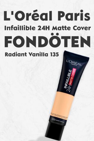 Loreal Paris Infaillible 24H Matte Cover Fondöten Radiant Vanilla 135
