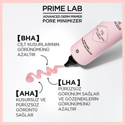 Loreal Paris Prime Lab 24H Gözenek Küçültücü Makyaj Bazı