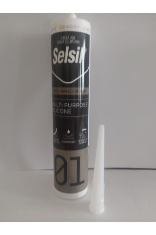Selsil Genel Amaçlı Silikon Su Geçirmez Cam Doğrama Metal Fayans Için Şeffaf 280gr