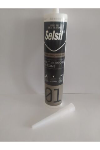 Selsil Genel Amaçlı Silikon Su Geçirmez Cam Doğrama Metal Fayans Için Şeffaf 280gr