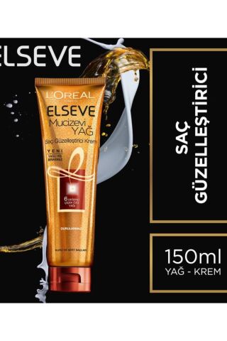Elseve Marka: Mucizevi Yağ Saç Güzelleştirici Krem Tüm Saçlar Için 150ml