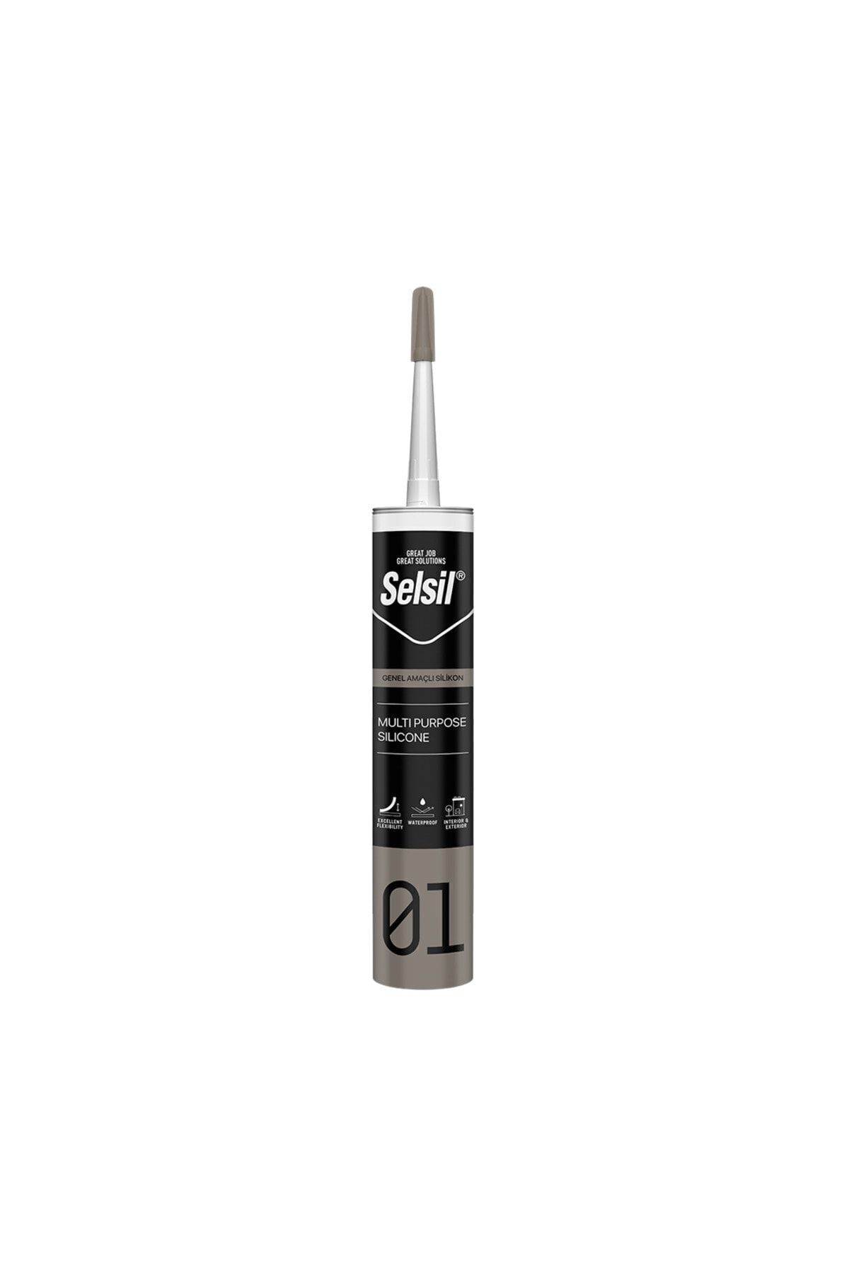 Selsil Genel Amaçlı Silikon (ŞEFFAF) 280gr