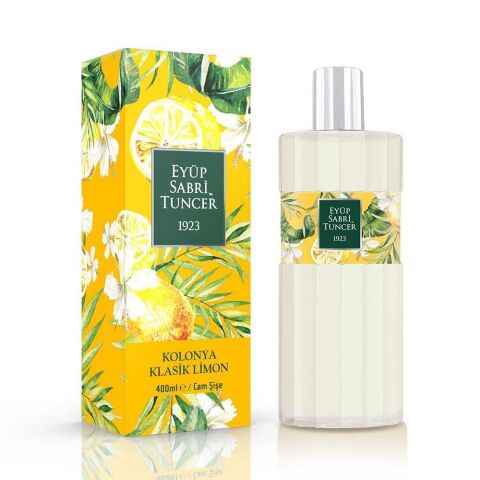 Eyüp Sabri Tuncer Klasik Limon Kolonyası Oval Cam Şişe 400 ml