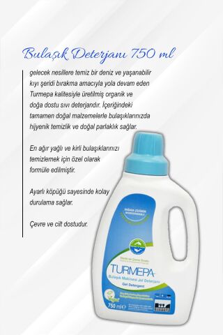 Turmepa Bulaşık Makinesi Deterjanı 750 ML 5 Al 4 Öde ve Rosie Pamuk