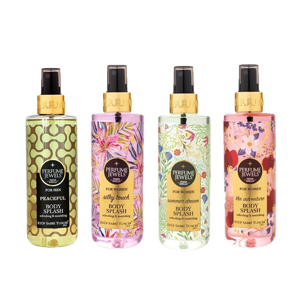 Eyüp Sabri Tuncer Vücut Spreyi Peaceful, Silky Touch, Summer Dream ve The Adventure
