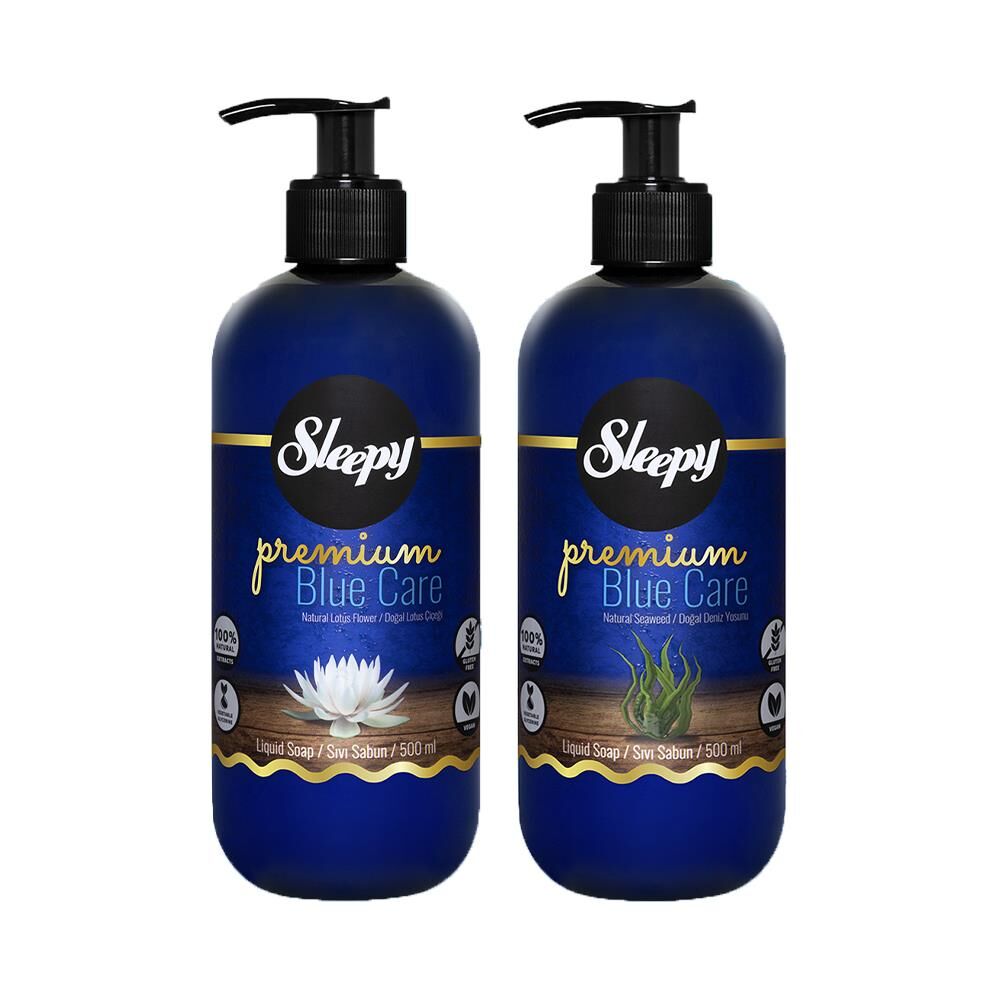 Sleepy Premium Blue Care Sıvı Sabun Deniz Yosunu ve Lotus 500 ml