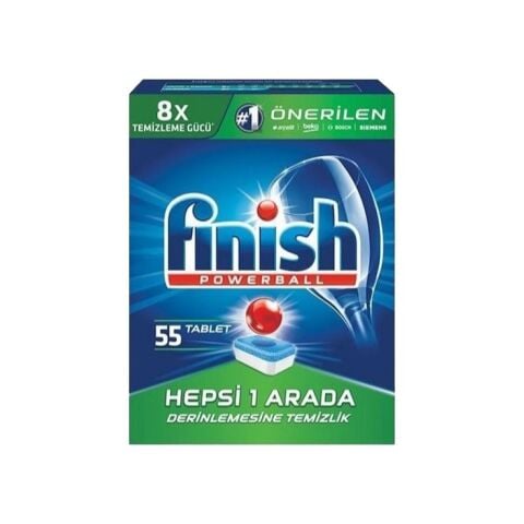 Finish Power Bulaşık Makinası Deterjanı Hepsi 1 Arada 55 Tablet