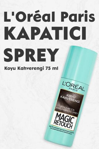 Loreal Paris Kapatıcı Sprey Koyu Kahverengi 75 ml