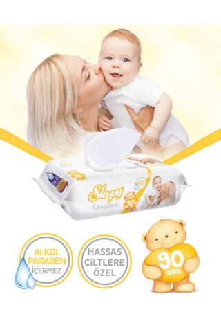 Sleepy 29 AL 27 Öde Sensitive 90' lı Islak Mendil, ROSIE