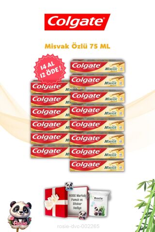 Diş Macunu  Misvak Özlü 14 AL 12 ÖDE Colgate ve Rosie