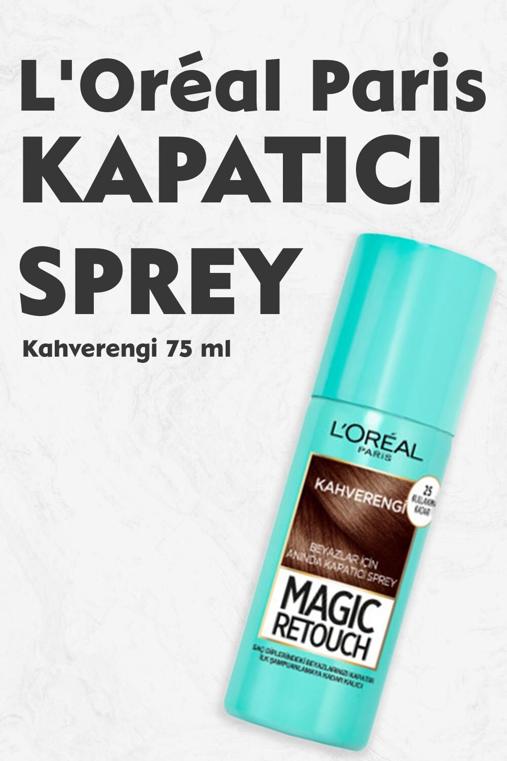 Loreal Paris Kapatıcı Sprey Kahverengi 75 ml