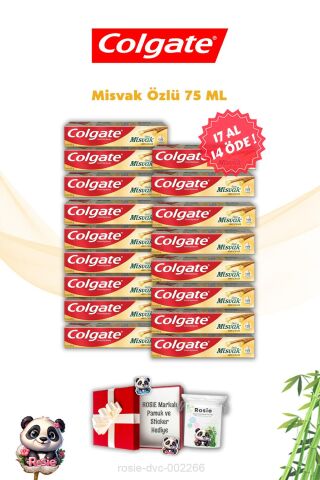 17 AL 14 ÖDE Misvak Özlü Diş Macunu Colgate ve Rosie