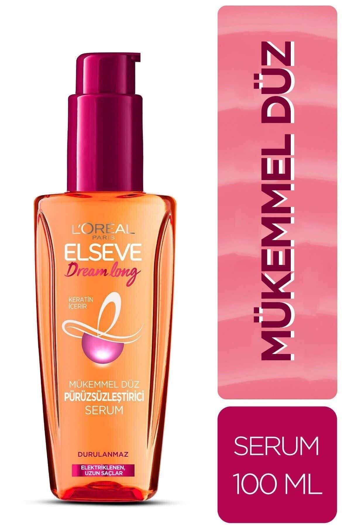 Elseve Saç Serumu Dream Long Mükemmel Düz Pürüzsüzleştirici Serum 100 Ml