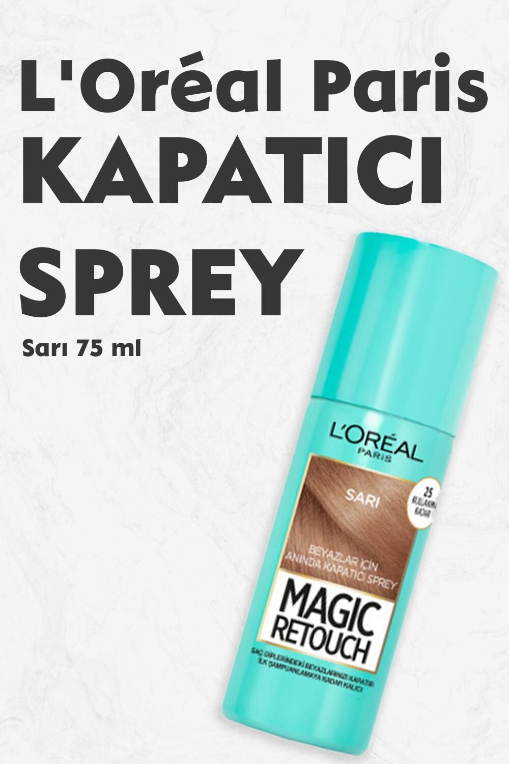 Loreal Paris Kapatıcı Sprey Sarı 75 ml