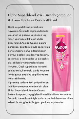 Sleepy Natural Günlük Ped Uzun 32 Adet X8 ve Elidor 2'si 1 Arada Güçlü ve Parlak 400 ml