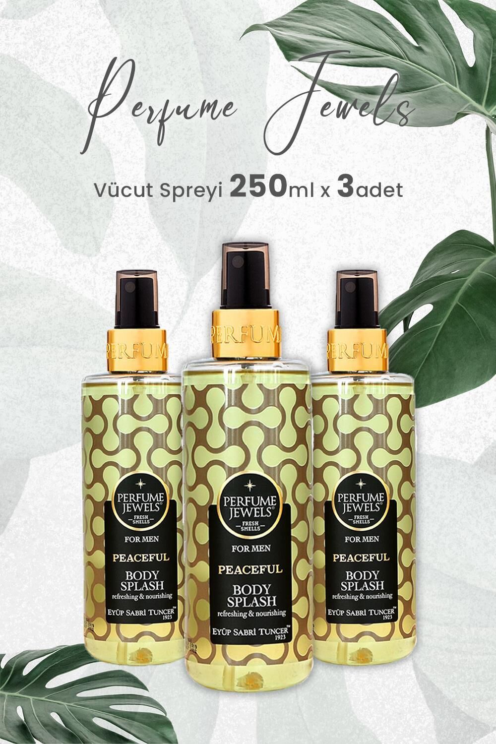 Eyüp Sabri Tuncer For Men Peaceful Body Splash 250 ML x 3 Adet