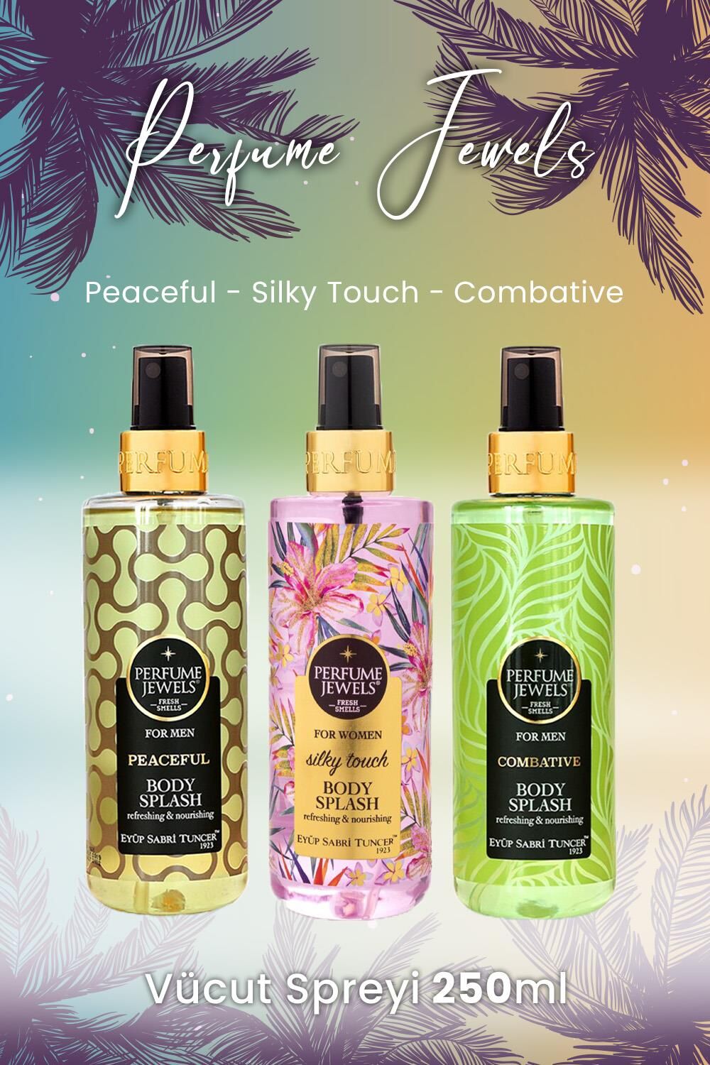 Eyüp Sabri Tuncer Vücut Spreyi Peaceful, Silky Touch ve Combative