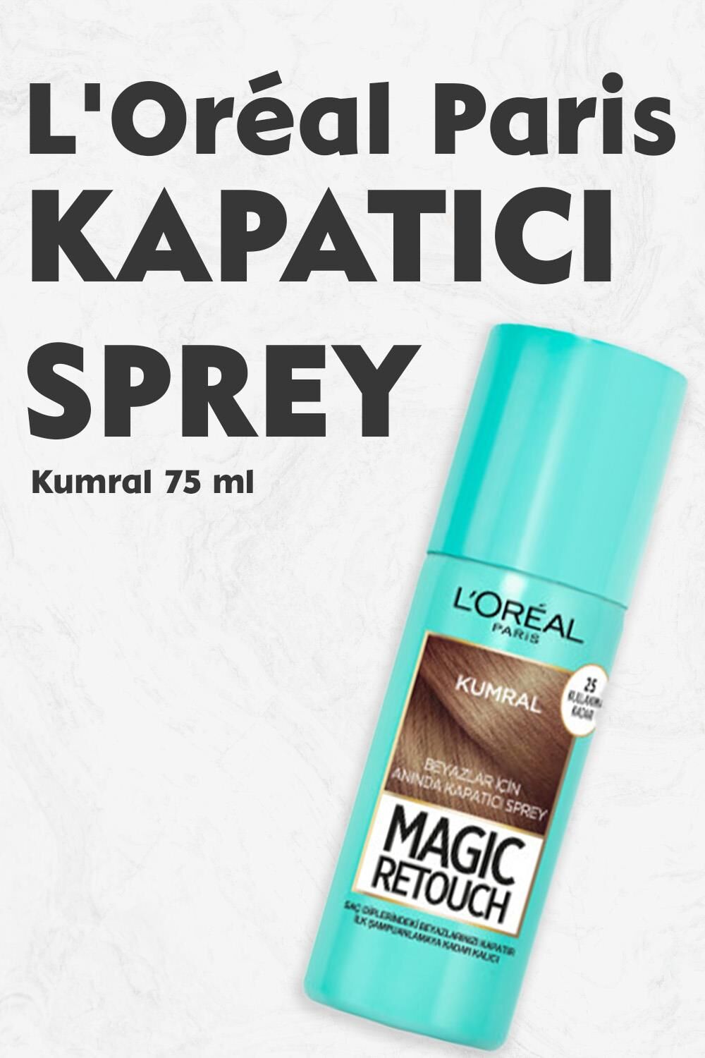 Loreal Paris Kapatıcı Sprey Kumral 75 ml