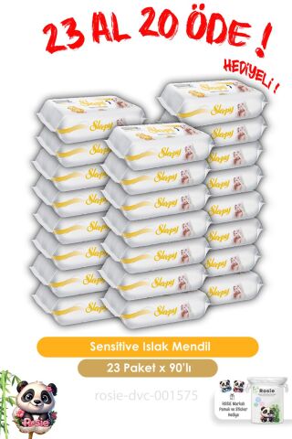 23 AL 20 ÖDE Sleepy Sensitive Islak Mendil 90'lı ve ROSIE
