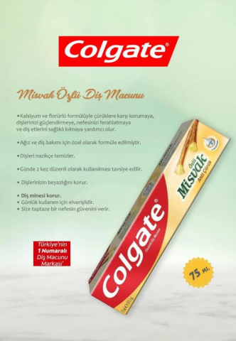 24 AL 22 ÖDE Misvak Özlü Diş Macunu Colgate ve Rosie