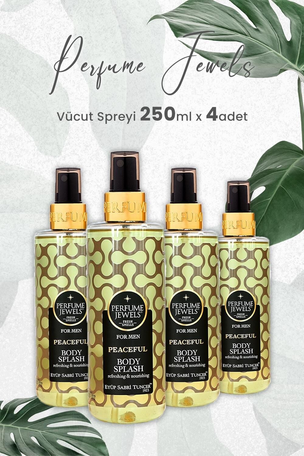 Eyüp Sabri Tuncer For Men Peaceful Body Splash 250 ML x 4 Adet