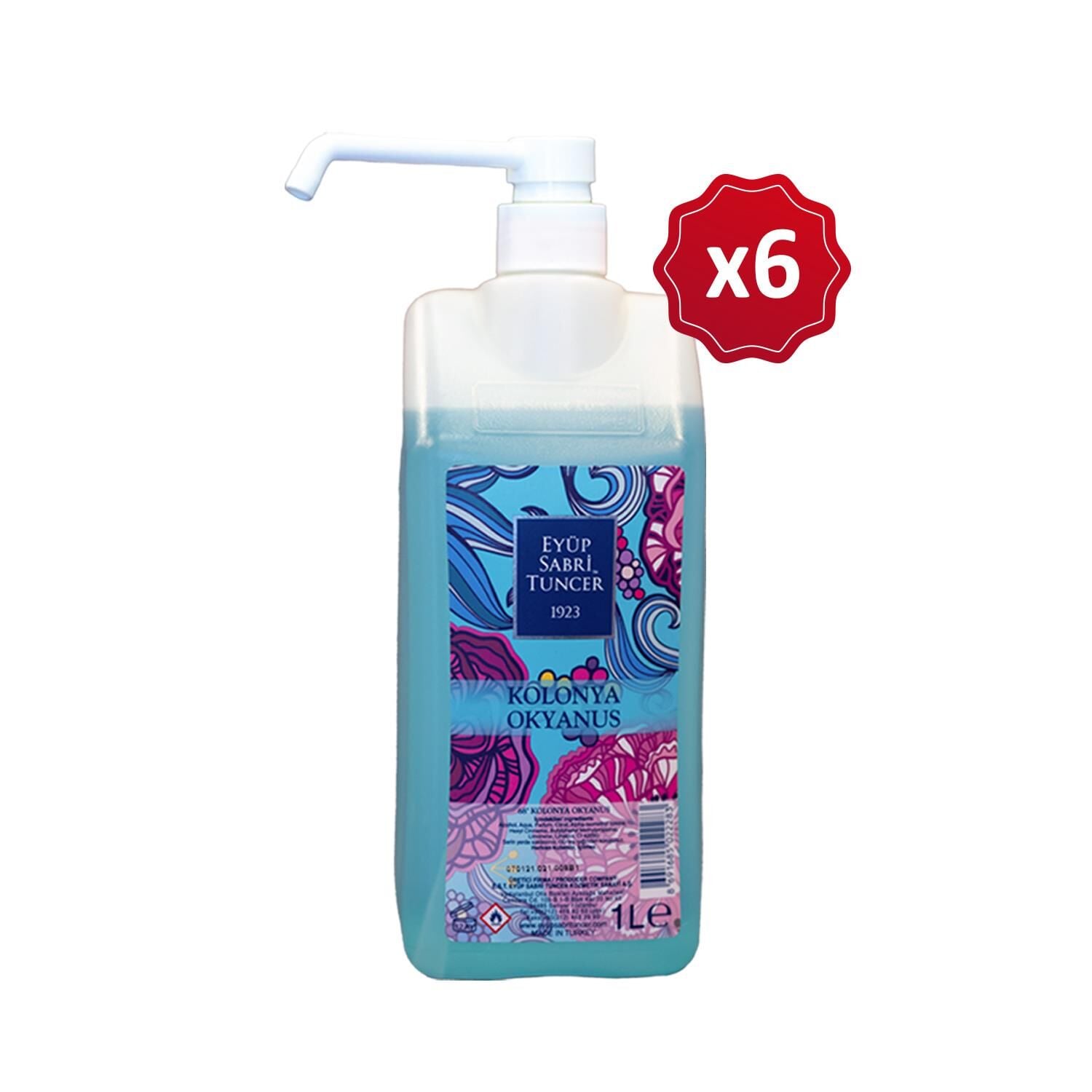 Eyüp Sabri Tuncer Eyüp Sabri Tuncer Okyanus Kolonyası Sprey Başlıklı 1 Litre x 6