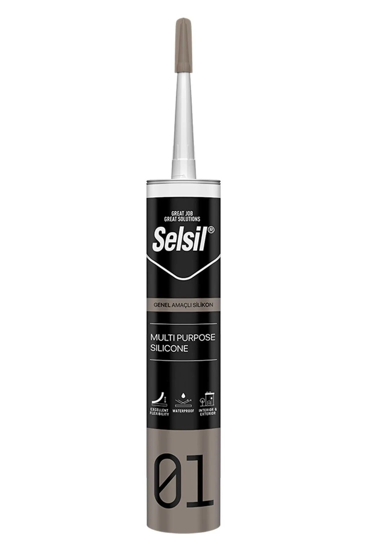 Selsil Şeffaf Silikon Genel Amaçlı 280 gr
