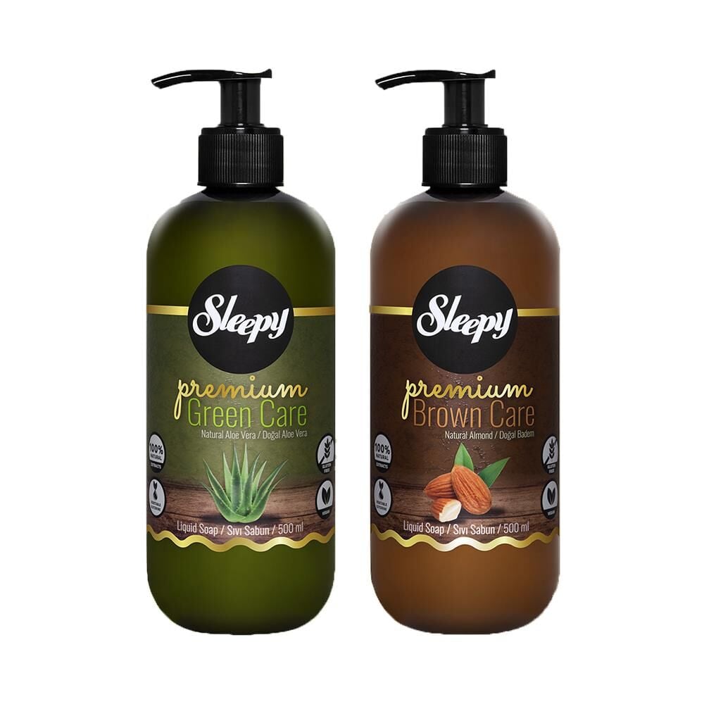 Sleepy Premium Sıvı Sabun Aloe Vera ve Badem 500 ml