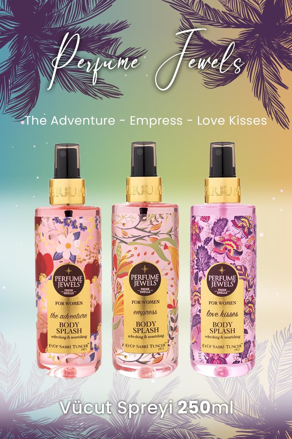 Eyüp Sabri Tuncer Vücut Spreyi The Adventure, Empress ve Love Kisses