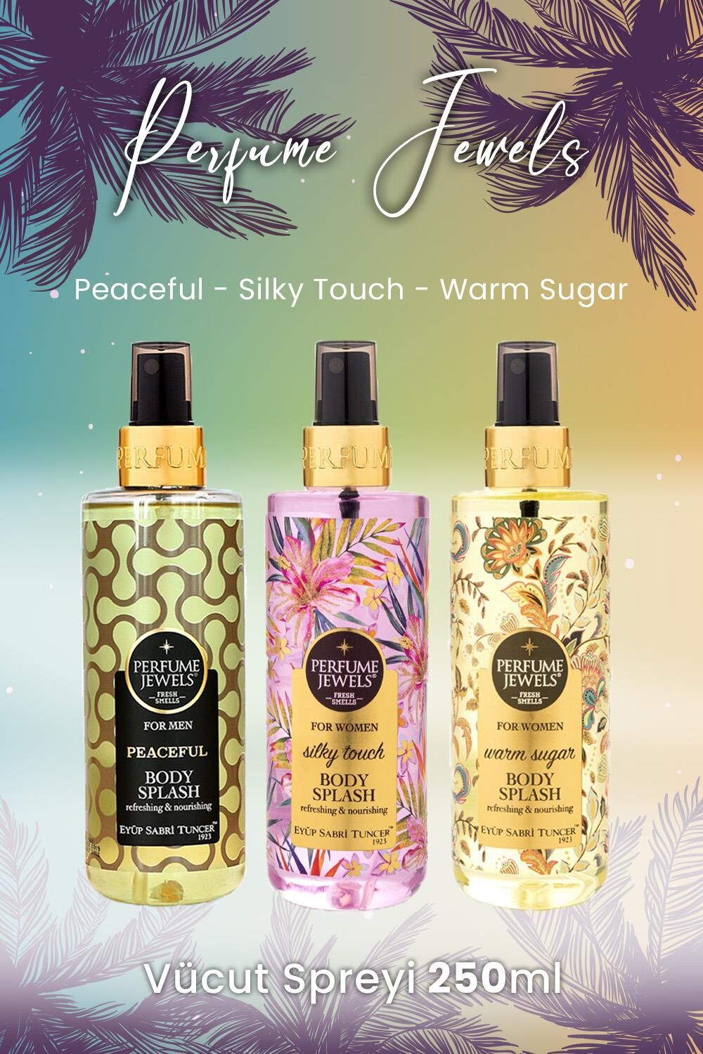 Eyüp Sabri Tuncer Vücut Spreyi Peaceful, Silky Touch ve Warm Sugar