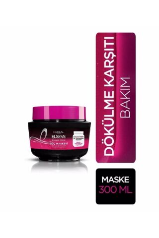 Elseve Saç Maske L'oréal Paris Komple Direnç Dökülme Karşıtı Güç Maskesi 300 ml