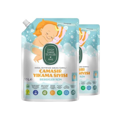Eyüp Sabri Tuncer Bebek Çamaşır Deterjanı 1500 ml x 2