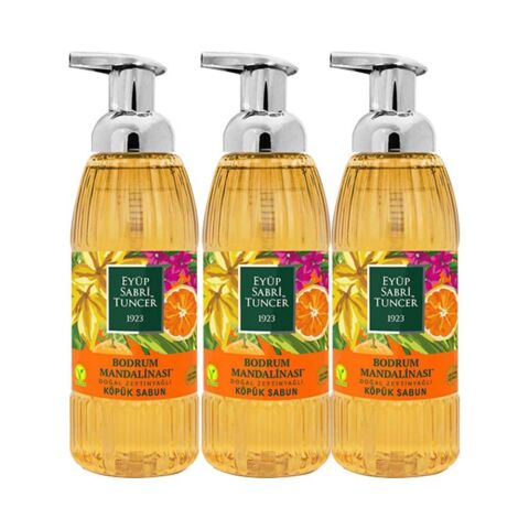 Eyüp Sabri Tuncer Bodrum Mandalinası Köpük Sabun 500 ML x 3