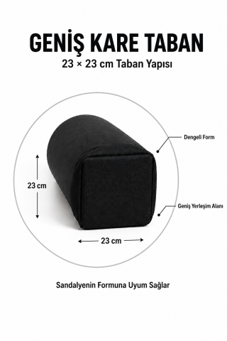 4 Kişilik Kamp Sandalyesi Taşıma Kılıfı, Antrasit 90 × 47 cm