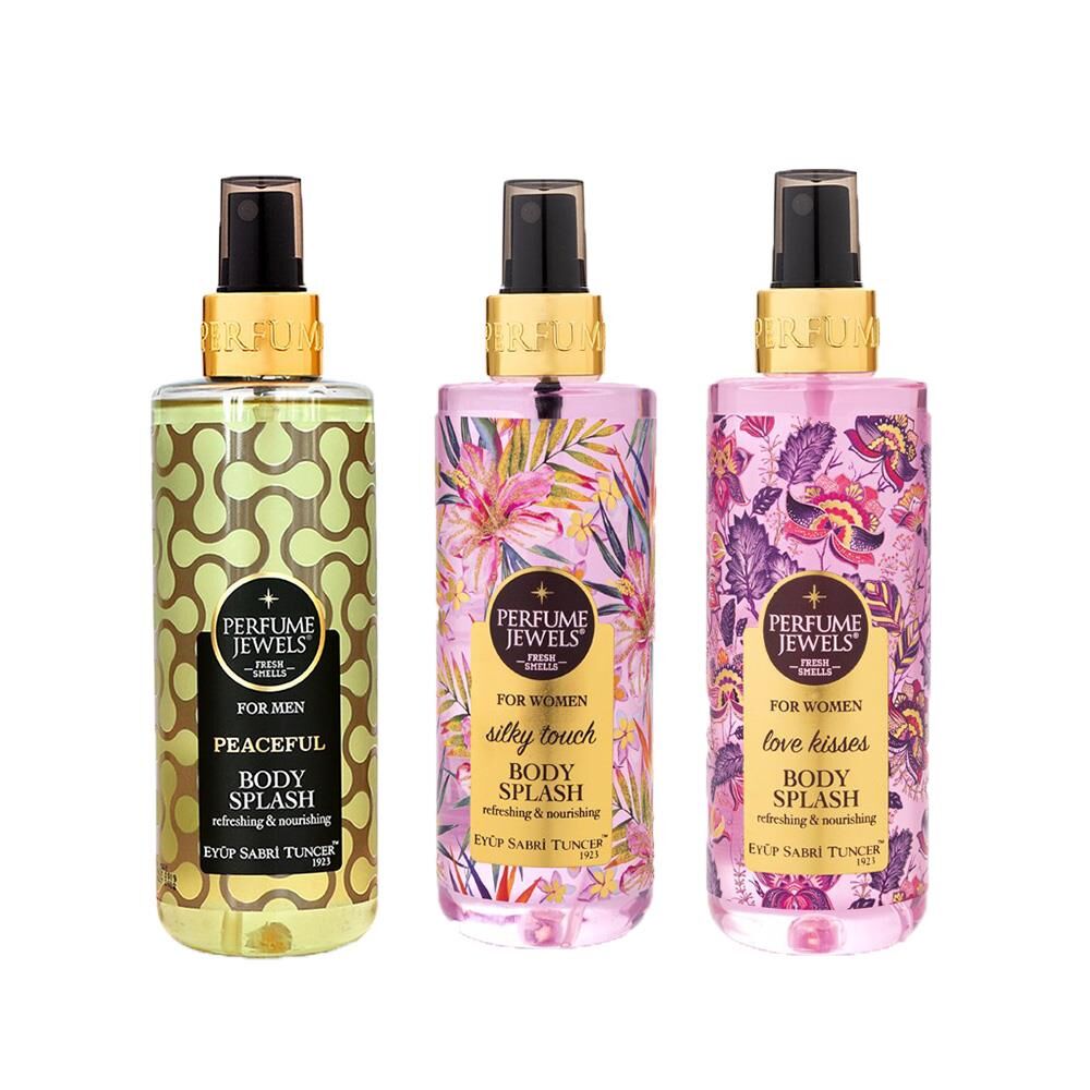 Eyüp Sabri Tuncer Vücut Spreyi Peaceful, Silky Touch ve Love Kisses