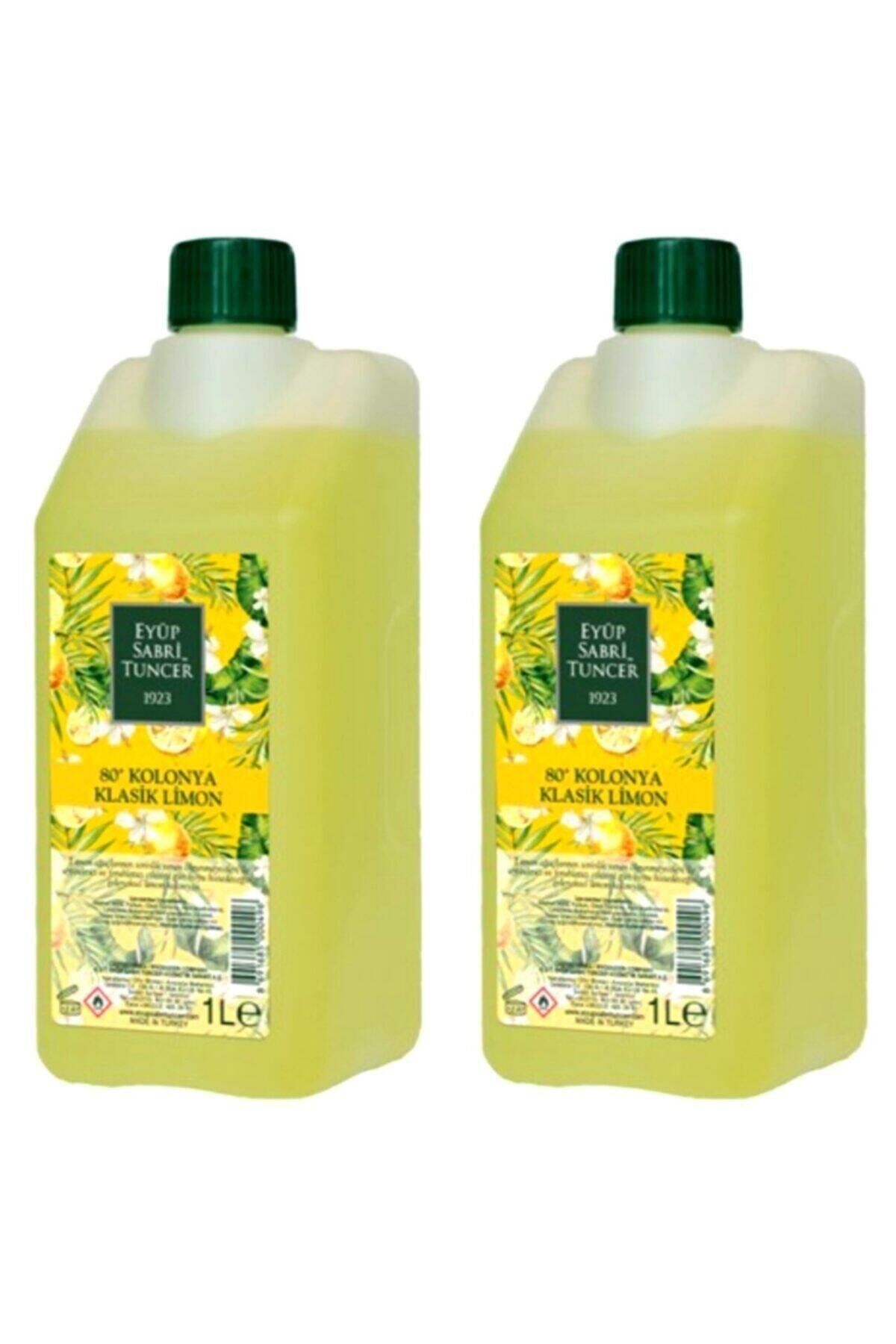 Eyüp Sabri Tuncer Klasik Limon Kolonyası Yedek Şişe 1 Litre x 2