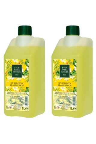 Eyüp Sabri Tuncer Klasik Limon Kolonyası Yedek Şişe 1 Litre x 2