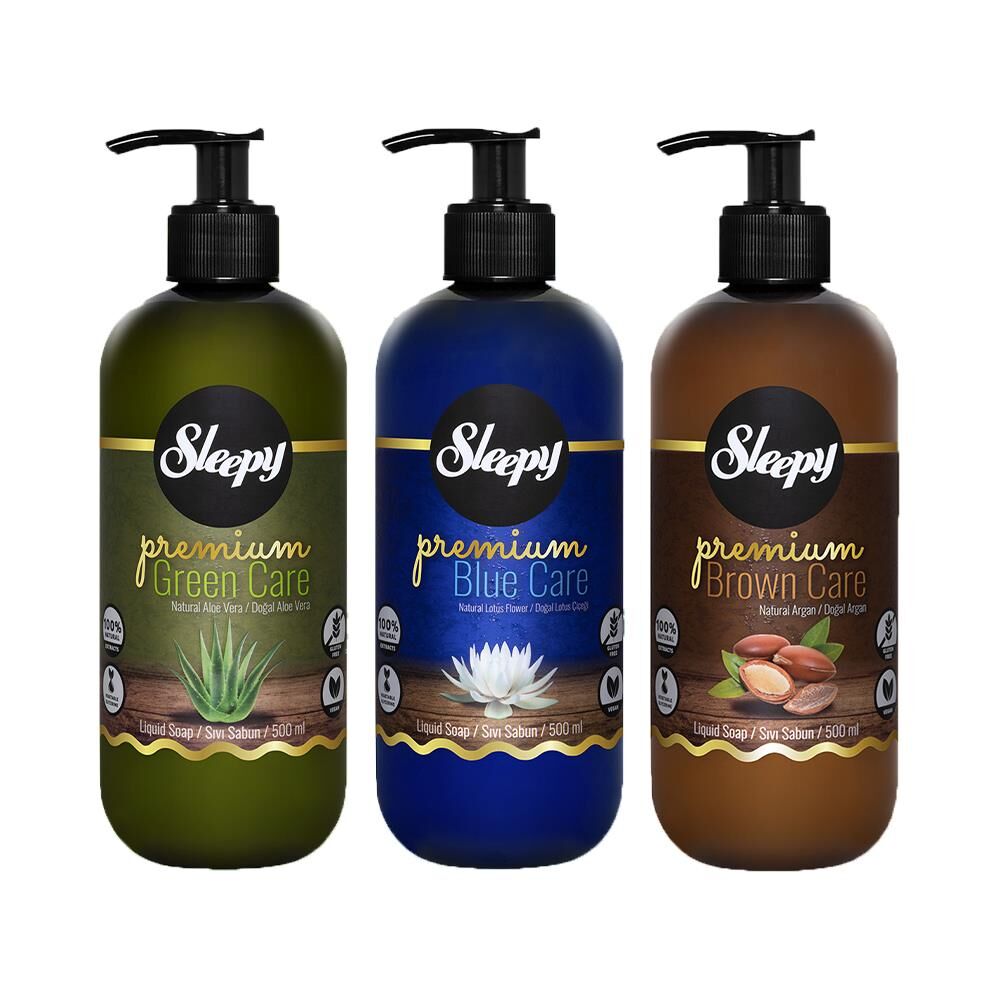 Sleepy Premium Sıvı Sabun 500 ml Karma Set