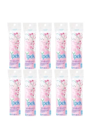 İpek Disk Makyaj Temizleme Pamuğu 70'li X12 Adet