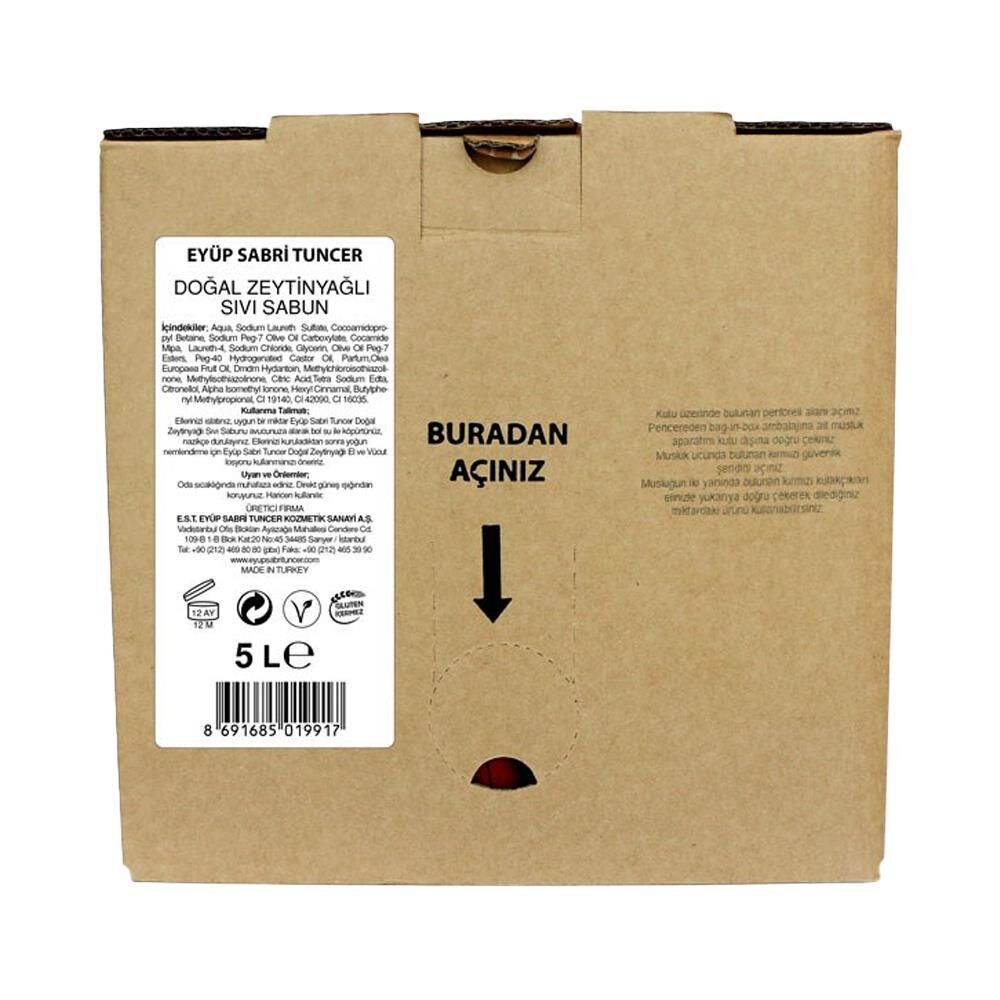 Eyüp Sabri Tuncer Doğal Zeytinyağlı Sıvı Sabun 5 Litre