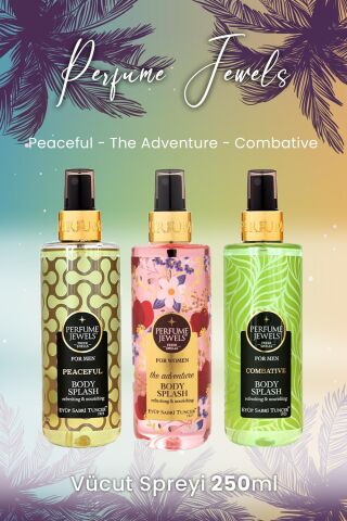 Eyüp Sabri Tuncer Vücut Spreyi Peaceful, The Adventure ve Combative