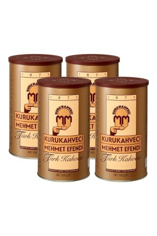 Kurukahveci Mehmet Efendi Türk Kahvesi 500 Gr X 4 Adet