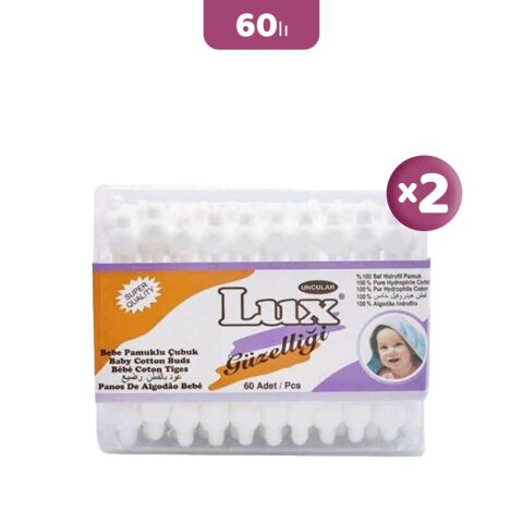 Lux Bebe Pamuk Çubuğu 60' lı x 2