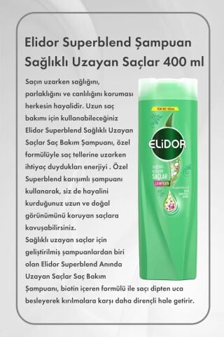 Sleepy Natural Hijyenik Ped Normal 24 Adet X3 ve Hediye Elidor Sağlıklı Uzayan Saçlar 400 ml