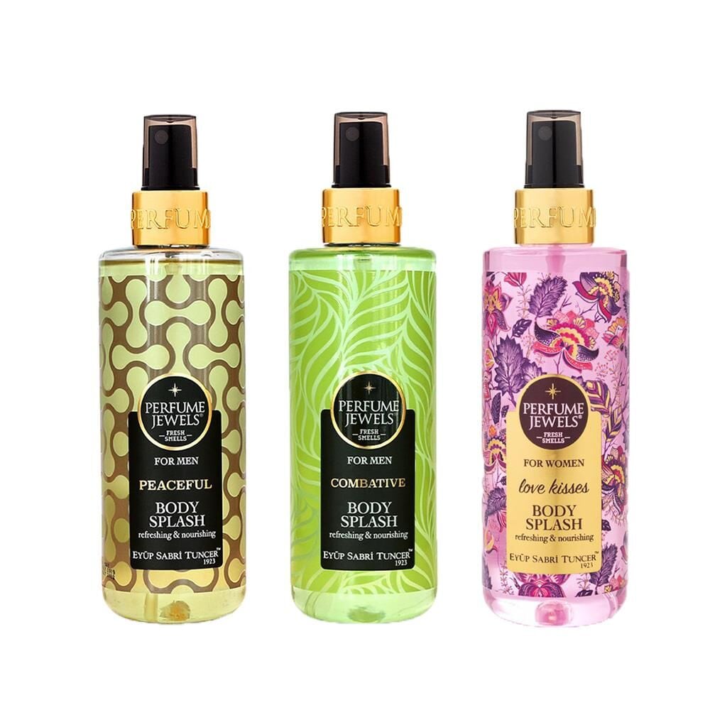 Eyüp Sabri Tuncer Vücut Spreyi Peaceful, Combative ve Love Kisses