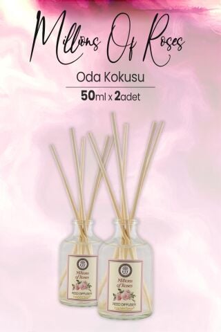 Eyüp Sabri Tuncer Millions of Roses Çubuklu Oda Kokusu 50 ml x 2 Adet