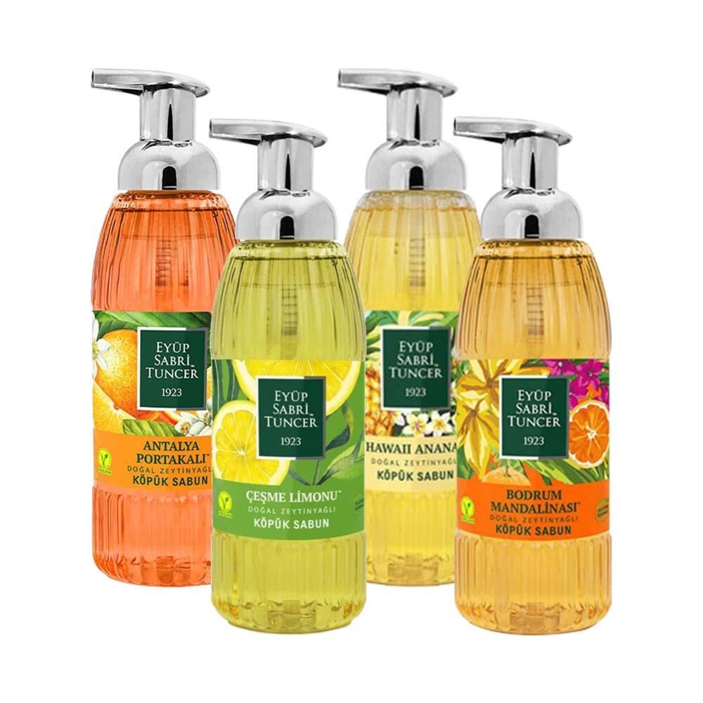 Eyüp Sabri Tuncer Köpük Sabun Seti 4'lü 500 ml